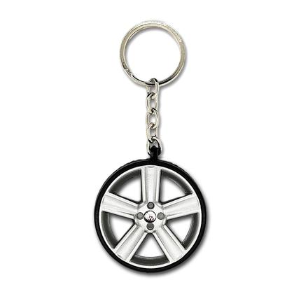 Imagem de Chaveiro em formato de roda com pneu Realista