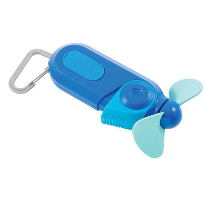 Imagem de Chaveiro esportivo com ventilador de nebulização O2COOL, tamanho de bolso com mosquetão, pacote com 2 unidades