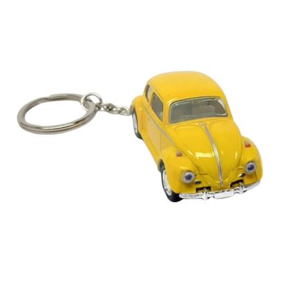 Imagem de Chaveiro Fusca Metal 1/64 Amarelo Kinsmart KT2540DK_AM