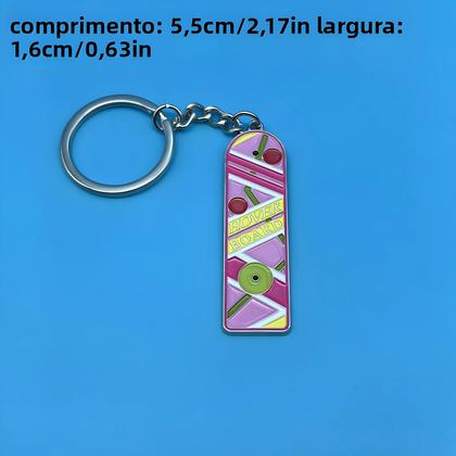 Imagem de Chaveiro Hoverboard Marty McFly De Volta Ao Futuro - Presente Para Fãs De Filmes Sci-Fi