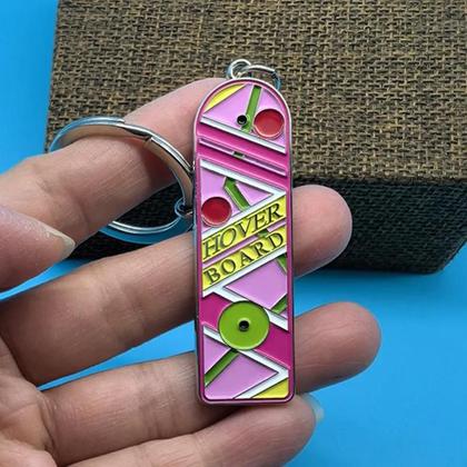 Imagem de Chaveiro Hoverboard Marty McFly De Volta Ao Futuro - Presente Para Fãs De Filmes Sci-Fi