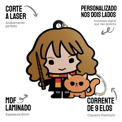 Imagem de Chaveiro MDF Estilo Pocket Pop Harry Potter - Hermione