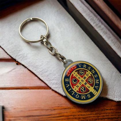 Imagem de Chaveiro Medalha De São Bento Colorido