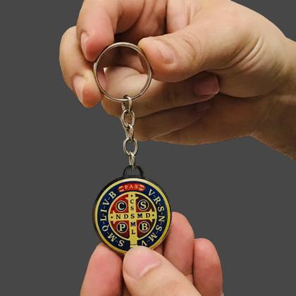 Imagem de Chaveiro Medalha De São Bento Colorido