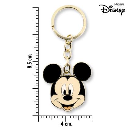 Imagem de Chaveiro Mickey Minnie Metal Dourado Original Disney Masculino Feminino Licenciado Adulto Infantil Menino Menina