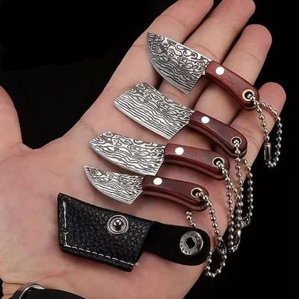 Imagem de Chaveiro Mini Faca Faquinho Com 4 Pcs