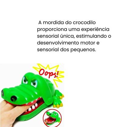 Imagem de Chaveiro Mordida Do Crocodilo Jacaré Interativo Morde Dedo Lembrancinha Festa Aniversário