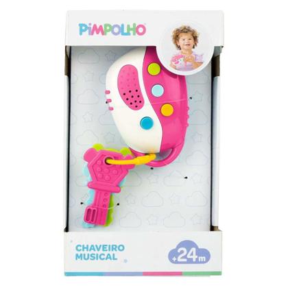 Imagem de Chaveiro Musical Para Bebê Pimpolho Rosa