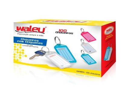 Imagem de Chaveiro Organizador de Chaves Caixa c/ 100 Unida