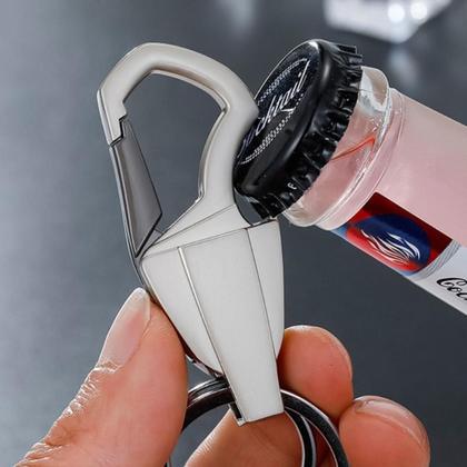 Imagem de Chaveiro Para Audi Prata Cromado Metálico Q3 A3 A4 A5 Q5 - J