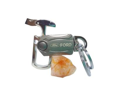 Imagem de Chaveiro Para Ford Mustang Ka Ranger Fiesta Ecosport Focus Luxo X