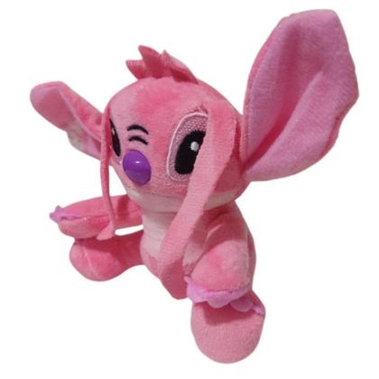 Imagem de Chaveiro Pelúcia Stitch ANGEL Infantil 14cm_Rosa - Smactudo