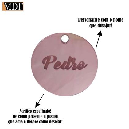 Imagem de Chaveiro Personalizado em Acrilico com Argola 4cm Brinde Logo Diversas Cores