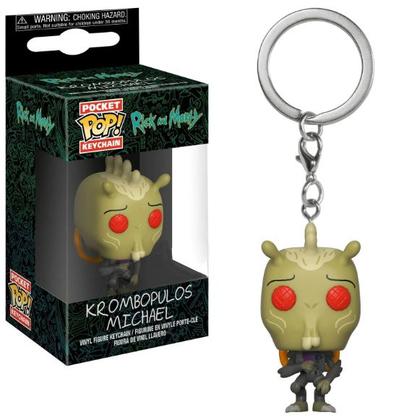 Imagem de Chaveiro pocket pop rick and morty krombopulos michel