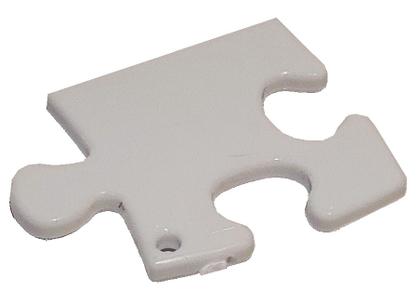 Imagem de Chaveiro Polimero compatível Sublimação Plástico - 100 Unidade