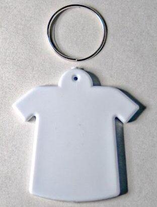 Imagem de Chaveiro Polimero compatível Sublimação Plástico - 60 Unidade