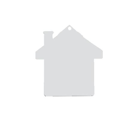 Imagem de Chaveiro Polimero compatível Sublimação Plástico - 60 Unidade