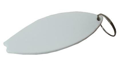 Imagem de Chaveiro Polimero compatível Sublimação Plástico - 60 Unidade