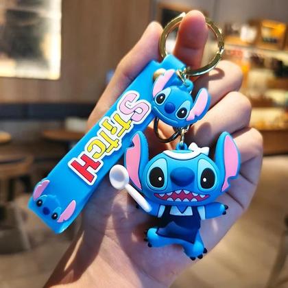 Imagem de Chaveiro Silicone Stitch Desenho Disney Para Bolsa Mochila