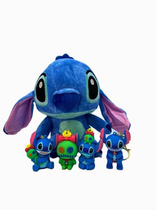 Imagem de Chaveiro Stitch 3D Disney Emborrachado Pingente Variado 8cm