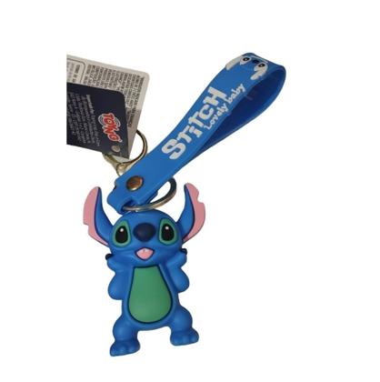 Imagem de Chaveiro Stitch 3d Miniatura Silicone Emborrachado Acessório - Toyng