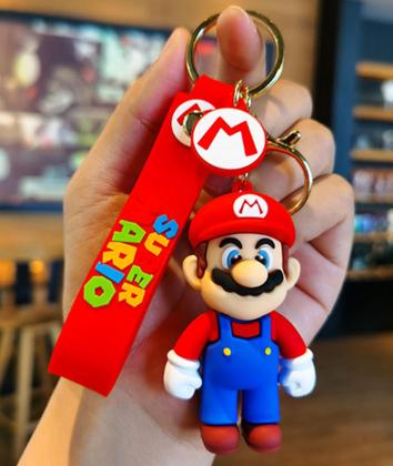 Imagem de Chaveiro Super Mario Personagem Coleção Mario Chave Carro