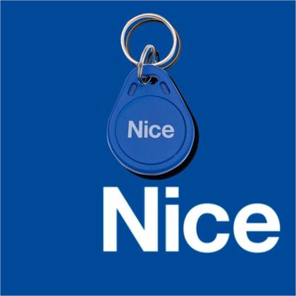 Imagem de Chaveiro tag de proximidade linear - hcs nice 125 khz azul