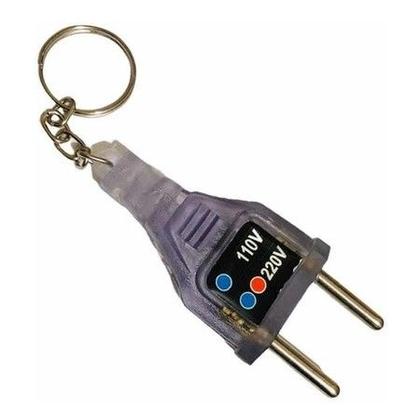 Imagem de Chaveiro Testador de Tomada Identificar Tensão Voltagem 110v 220v