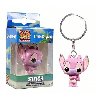 Imagem de Chaveiro Tipo Pocket Pop Funko, Figuras de Ação Anime Lilo Stitch