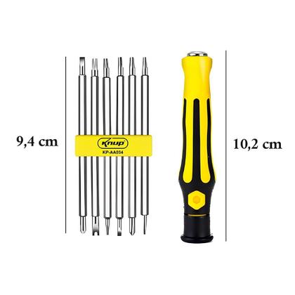 Imagem de Chaves de Precisão Kit Profissional 12 Pontas Torx Fenda Philips Ferramentas Celular Relojoeiro