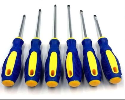 Imagem de Chaves fenda phillips multiuso jogo kit 6 pcs lwj-1998 - luatek