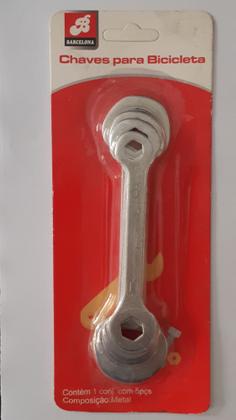 Imagem de Chaves para Bicicleta  5 pcs 8-10 12-14 mm 13-15 mm,17-19m,14-17 mm
