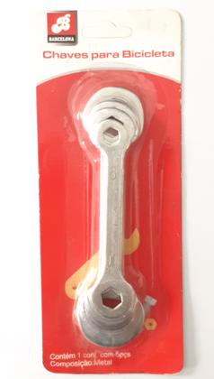 Imagem de Chaves para Bicicleta  5 pcs 8-10 12-14 mm 13-15 mm,17-19m,14-17 mm