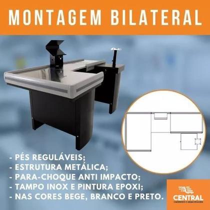 Imagem de Check-out Caixa Supermercado Kit Automação Gaveta 1,50m