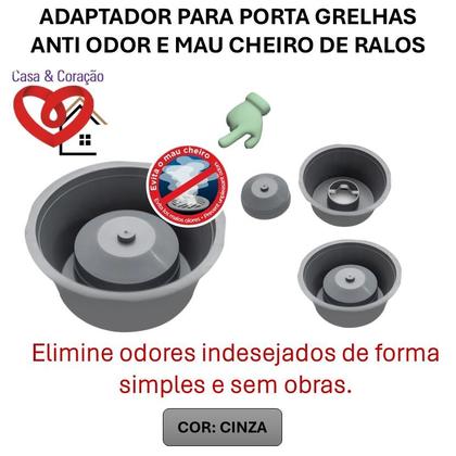 Imagem de Chega de Mau cheiro nos ralos da sua casa, use nosso  Adaptador para 10cm que assim não terá mais aquele ODOR Chato