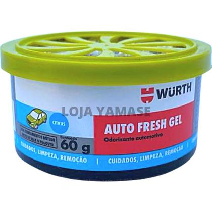 Imagem de Cheirinho Odorizador Aromatizante Auto Fresh Gel Automotivo 60g Wurth