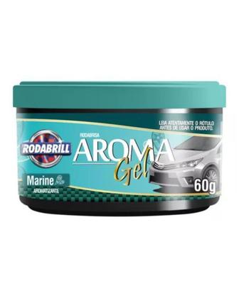 Imagem de Cheirinho para Carro Odorizador Aromatizante em Gel 60g RodaBrill