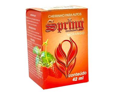 Imagem de Cheirinho para Carro Spring Odorizante Fragrância MORANGO - 42ml