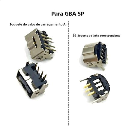 Imagem de ChengHaoRan Game Console Cabo De Carregamento, GBA SP Interface, Universal, 2Pcs para GBA Par