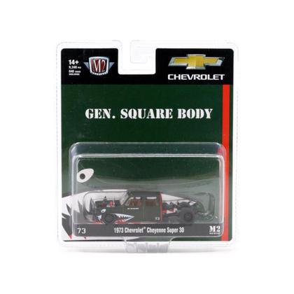 Imagem de Chevrolet Cheyenne Super 30 - Bedless Shark Mouth - M2 Machines - 1/64