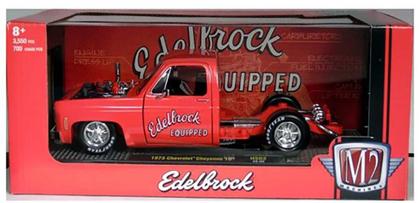 Imagem de Chevy Cheyenne Super 10 Edelbrock Bed Less M2 Machines 1/24
