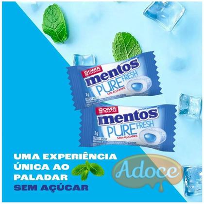 Imagem de Chicle Mentos Fresh Mint Individual 120g/60un Perfetti 120G