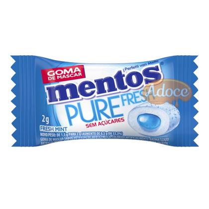 Imagem de Chicle Mentos Fresh Mint Individual 120g/60un Perfetti 120G