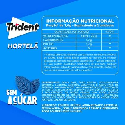 Imagem de Chicle Trident 21un Mondelez Hortela