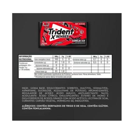 Imagem de Chicle Trident Display C/21un - Sabor Cereja