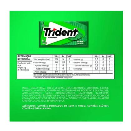 Imagem de Chicle Trident Display C/21un - Sabor Menta Verde