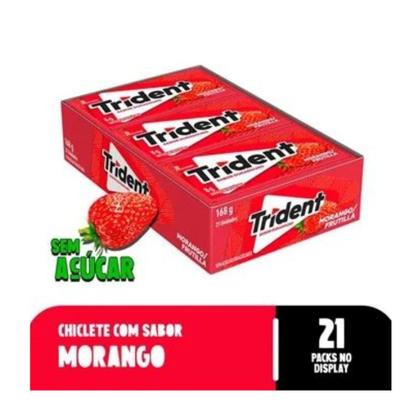 Imagem de Chicle Trident Display C/21un - Sabor Morango