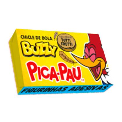 Imagem de Chiclete Buzzy Pica Pau Tutti Frutti c/90 - Riclan