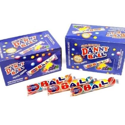Imagem de Chiclete Danny Ball Tutti Frutti Com 18 unidades - Danny
