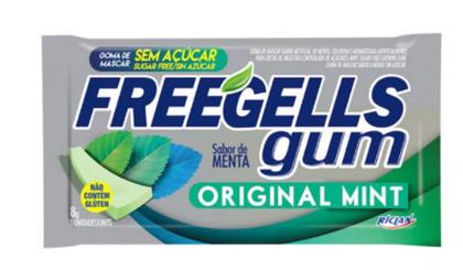 Imagem de Chiclete Freegells Original Mint Gum Caixa C/15 Unidades